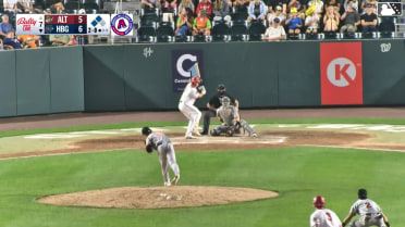 Branden Boissiere doubles (20) on a line drive to right fielder Ivan Brethowr. Nick Mitchell scores. Devin Fitz-Gerald scores.