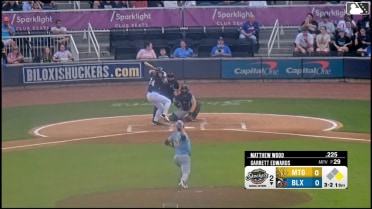 Matthew Wood homers (7) on a fly ball to right field. Darrien Miller scores.