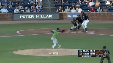 Lucas Braun In play, run(s) to Homer Bush Jr.