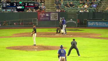 Emil Morales hits second home of the game