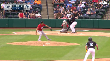 Antwone Kelly In play, run(s) to Stuart Fairchild