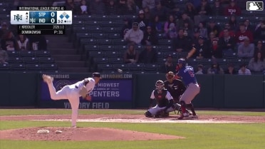 Nick Dombkowski In play, run(s) to Ryan Kreidler