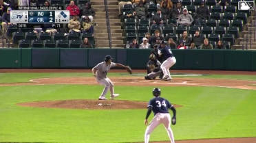 Kody Huff singles on a line drive to center fielder Dominic Fletcher. Nolan Jones scores. Stuart Fairchild to 3rd.