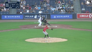 Mickey Gasper homers (8) on a fly ball to center field.