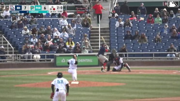 Jace Bohrofen homers (2) on a fly ball to right field. Jackson Hornung scores.