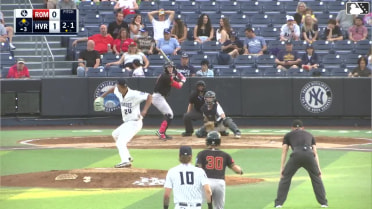 Eric Hartman's two-run home run