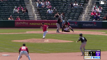 Mason Green In play, no out to Nate Mondou