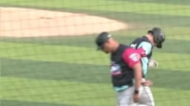 Caleb Bonemer homers off of rehabbing Gerrit Cole