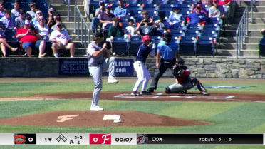 Brewers prospect Bryce Meccage stikes out the side