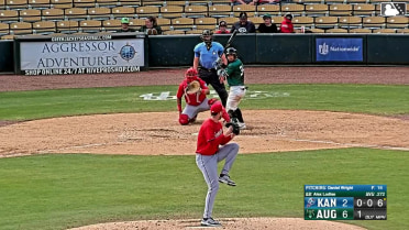 Daniel Wright Called Strike to Luis Guanipa