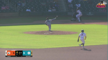 Yasser Mercedes triples (2) on a sharp fly ball to center fielder Caleb Bonemer. Kyle DeBarge scores.