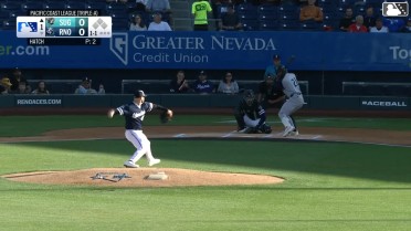 James Nelson homers (3) on a fly ball to left center field.