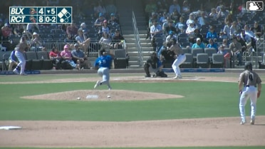 J.J. D'Orazio singles on a pop up to second baseman Eric Brown Jr. Tucker Flint scores. David Calabrese to 3rd.