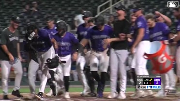 Greg Jones' walk-off home run