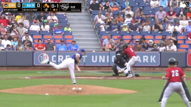 E.J. Exposito grounds into a double play, third baseman Christian Knapczyk to second baseman Jose Devers to first baseman Bennett Thompson. Max Burt out at 2nd. E.J. Exposito out at 1st.