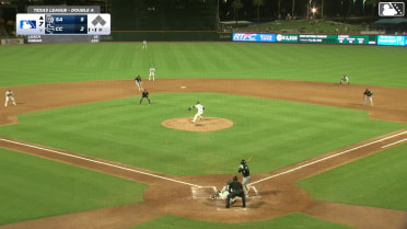 Albert Fabian out on a sacrifice fly to center fielder Lucas Spence. Romeo Sanabria scores.