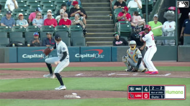 Ivan Johnson homers (8) on a fly ball to center field.