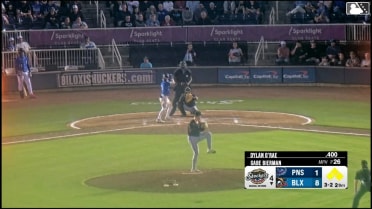 Dylan O'Rae walks. Eric Brown Jr. scores. Darrien Miller to 3rd. Dasan Brown to 2nd.