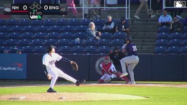 Aaron Parker homers (7) on a fly ball to left field.