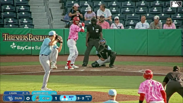 Karson Ligon In play, run(s) to Nathan Humphreys