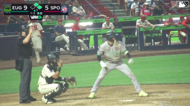 Lisbel Diaz singles on a sharp ground ball to left fielder Tommy Hopfe. Robert Hipwell scores. Jhonny Level to 2nd.