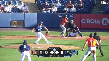 Riley Maddox In play, run(s) to Caden Bodine