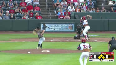 Dakota Harris singles on a line drive to right fielder Lazaro Montes. Won-Bin Cho scores. Jon Jon Gazdar to 3rd. Brody Moore to 2nd.