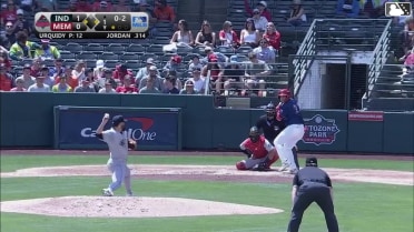 Blaze Jordan singles on a ground ball to left fielder Esmerlyn Valdez. Joshua Báez scores. César Prieto to 2nd.
