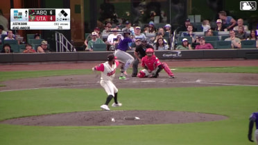Justin Dunn In play, run(s) to Adael Amador