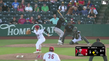 Rodney Green Jr. homers (7) on a fly ball to left field. Ali Camarillo scores.