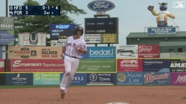 Nathan Hickey swats a solo homer to center field
