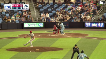 José Mejía homers (3) on a fly ball to right center field. Avery Owusu-Asiedu scores. Slade Caldwell scores.