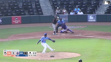 Patrick Clohisy singles on a line drive to right fielder Alex Ramírez. Dalton McIntyre to 3rd.