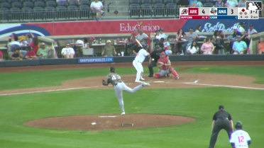 Gavin Logan homers (10) on a fly ball to left center field. Anderdson Rojas scores.