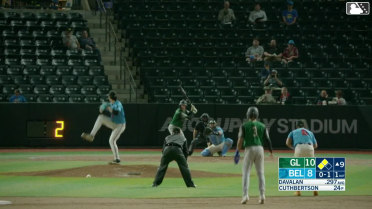 Charles Davalan singles on a line drive to left fielder Jesus Hernandez. Eduardo Guerrero scores. Jose Izarra scores.