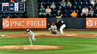 Max Schuemann homers (4) on a fly ball to left field.