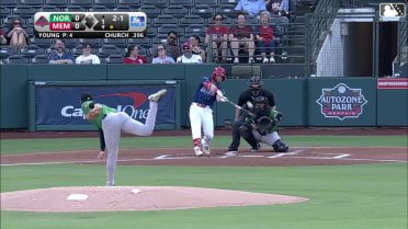 Nathan Church's inside-the-park home run