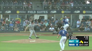 Brock Wilken doubles (17) on a line drive to right fielder Austin Hays. Jacob Hurtubise scores. Luis Matos to 3rd.