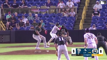 Welbyn Francisca singles on a line drive to left fielder Myles Naylor. Aaron Walton scores. Dean Curley to 2nd.