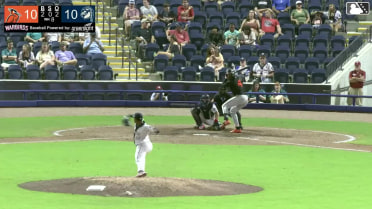 Stiven Martinez homers (5) on a fly ball to left center field.