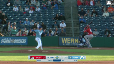 Noelvi Marte homers (3) on a fly ball to left field.