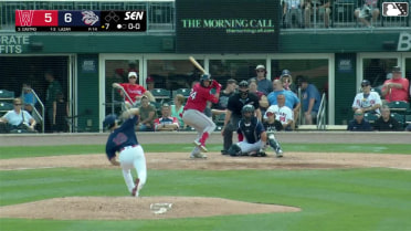 Allan Castro homers (11) on a fly ball to right center field.