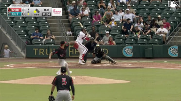Nolan Jones grounds out to first baseman Yohandy Morales. Mario Camilletti scores.