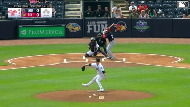 Ivan Johnson homers (10) on a fly ball to left field.