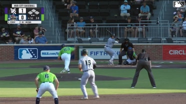 Ely Brown walks. Ryan Burrowes scores. Boston Smith to 3rd. Arxy Hernandez to 2nd.