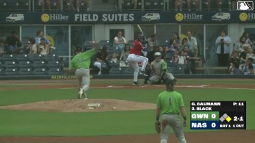 Garrett Baumann In play, run(s) to Tyler Black