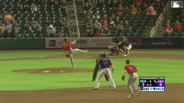 Humberto Castellanos' fifth strikeout of the game