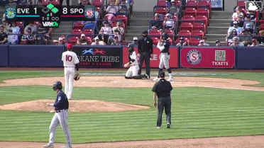 Curtis Washington Jr. reaches on a throwing error by third baseman Ethan Hedges. Matthew Ellis scores. Austin St. Laurent to 3rd. Anthony Donofrio to 2nd.