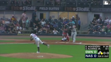 Nacho Alvarez Jr.'s tenth homer of the season 