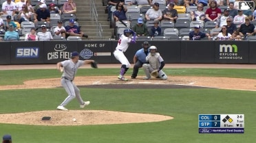Hendry Mendez homers (5) on a fly ball to right field. Tristan Gray scores.